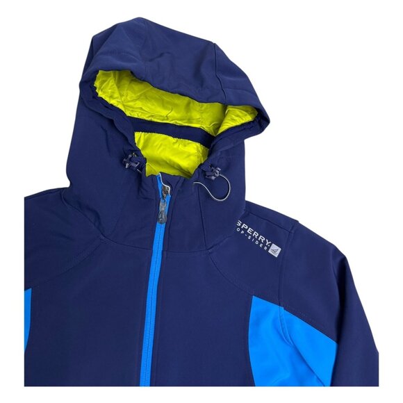 SPERRY Top-Sider Waterproof Shell STS35 Light Windbreaker Jacket Mens Medium - Picture 2 of 8